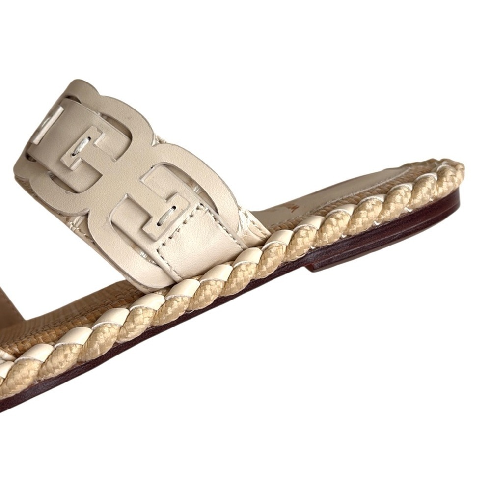 EUC Sam Edelman Leather Tatum Sandals Ivory Size 6.5 Retail $130.00 - Picture 6 of 11